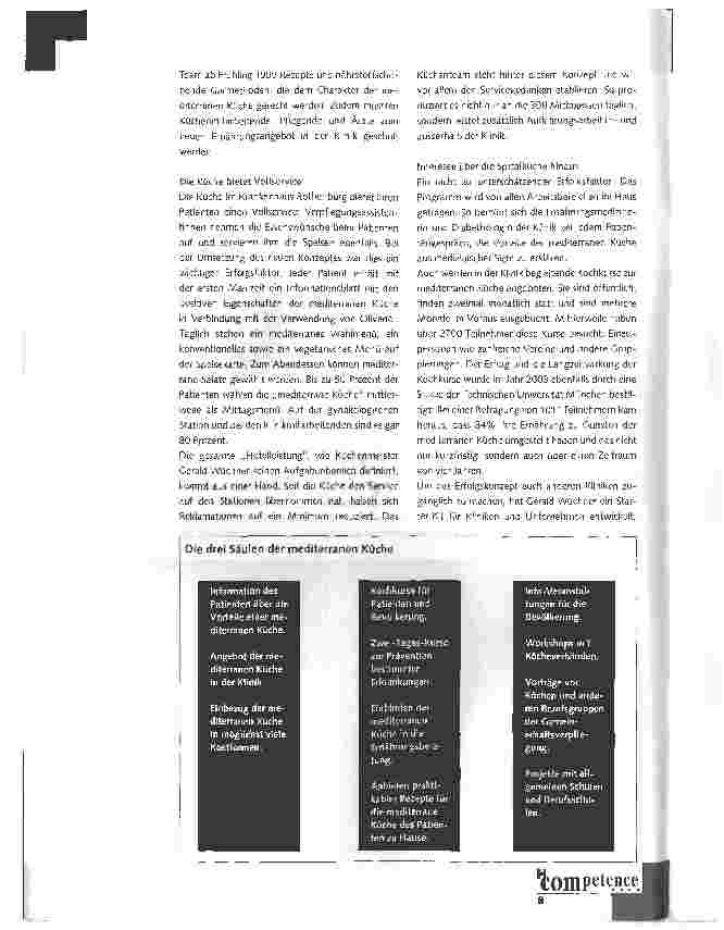 Vorschauseite 2: Wenn das Spital mit einer Ferienküche aufwartet