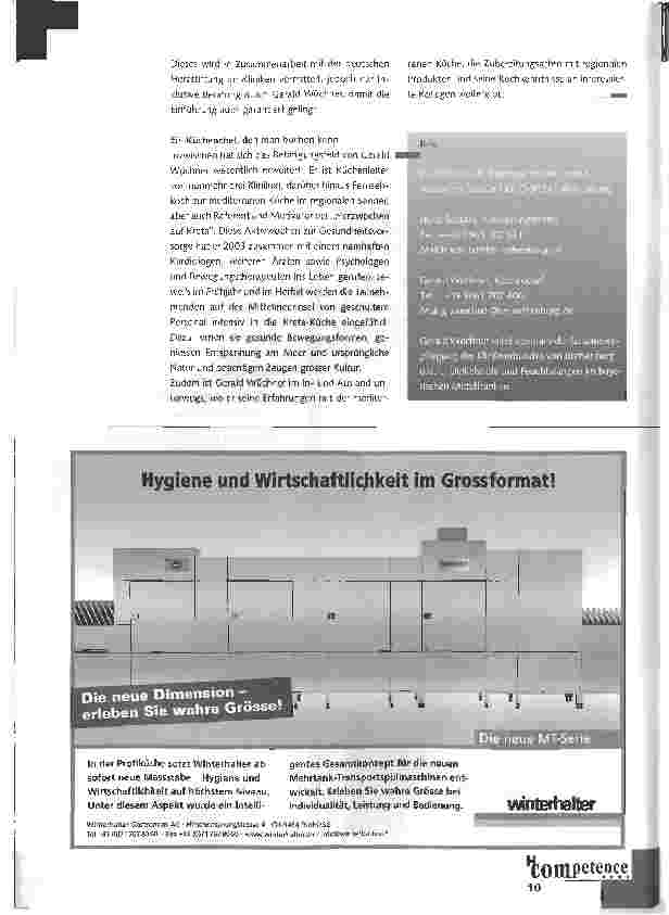 Vorschauseite 3: Wenn das Spital mit einer Ferienküche aufwartet