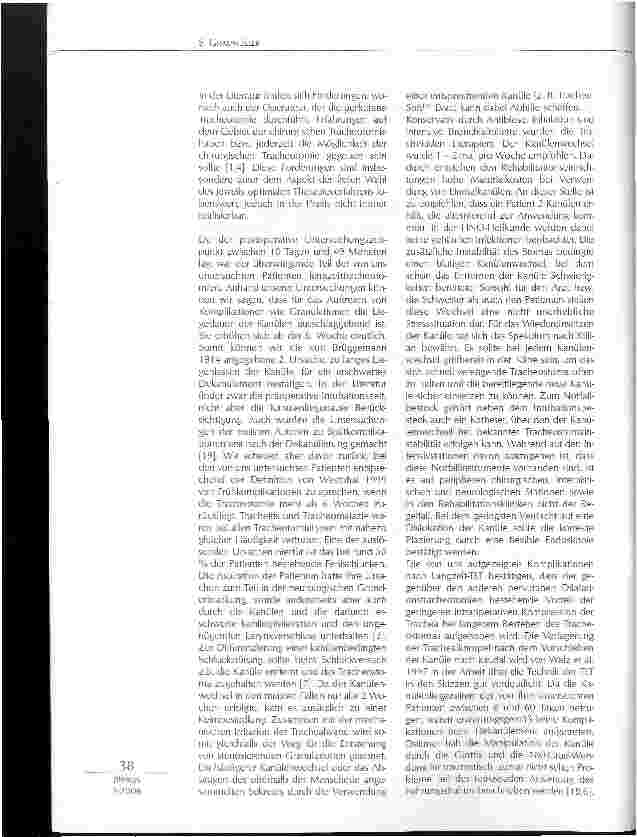 Vorschauseite 5: LANGZEITKOMPLIKATIONEN NACH TRACHEOTMIE