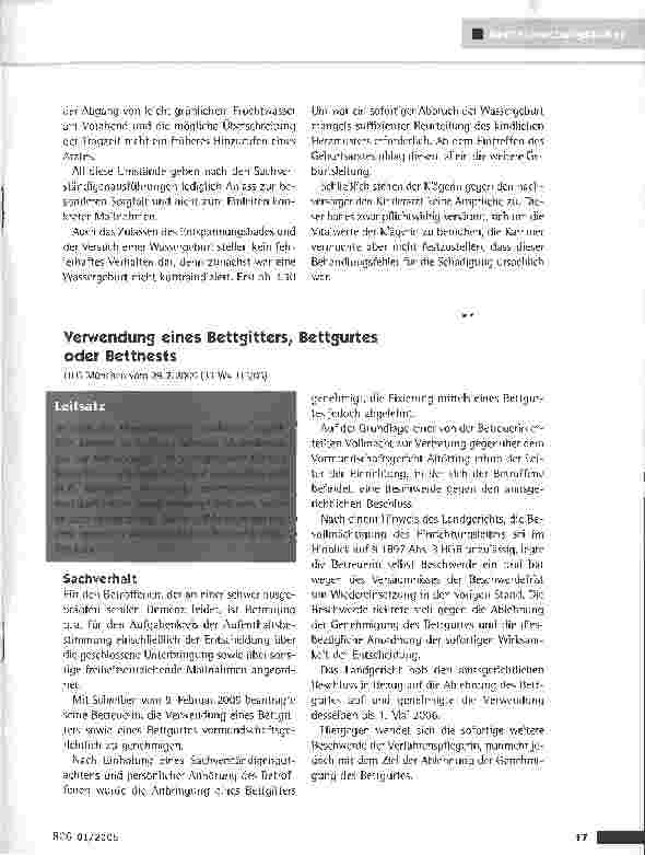 Vorschauseite 1: Verwendung eines Bettgitters, Bettgurtes oder Bettnests
