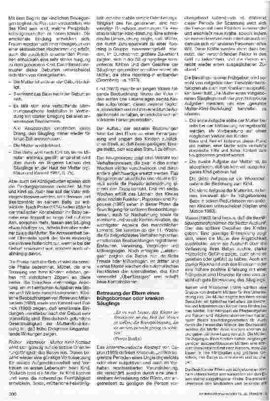 Vorschauseite 2: Die Mutter-Kind-Bindung in der perinatalen Phase