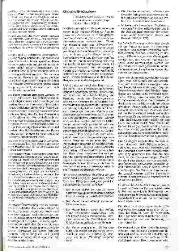 Vorschauseite 3: Die Mutter-Kind-Bindung in der perinatalen Phase
