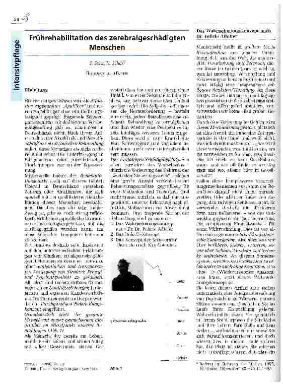 Vorschauseite 1: Frührehabilitation des zerebralgeschädigten Menschen