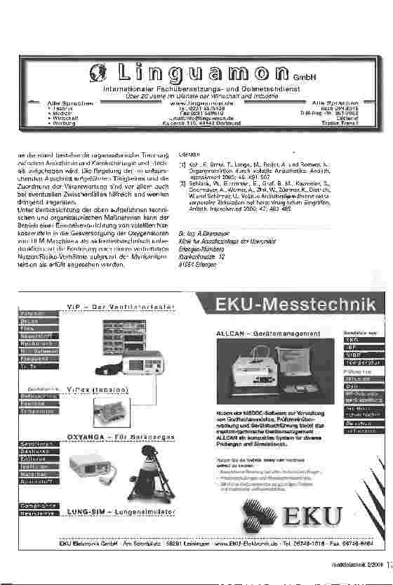 Vorschauseite 4: Applikation von volatilen Narkosemitteln mit Oxygenatoren von Herz-Lungen-Maschinen. Rechtliche, technische und organisatorische Voraussetzungen
