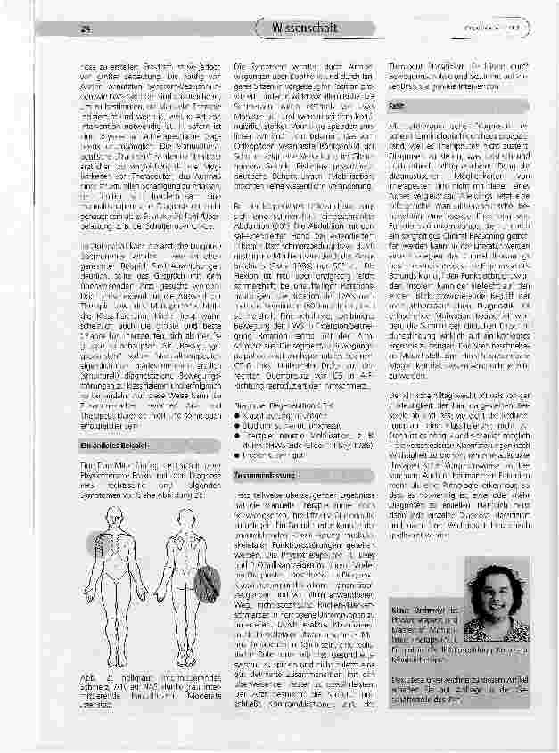 Vorschauseite 4: Die Notwendigkeit der Diagnostikin der Manuellen Therapie