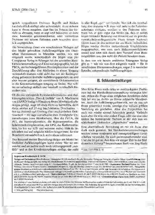Vorschauseite 5: Bogengeschützte Aufklärung bei Herzkatheter-Untersuchungen und Interventionen