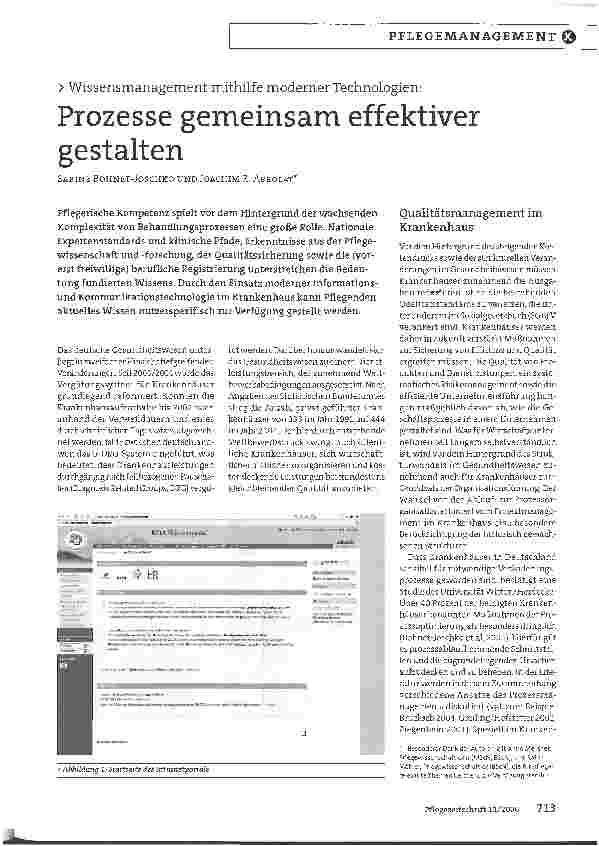 Vorschauseite 1: Wissensmanagement mithilfe moderner Technologien: Prozesse gemeinsam effektiver gestalten