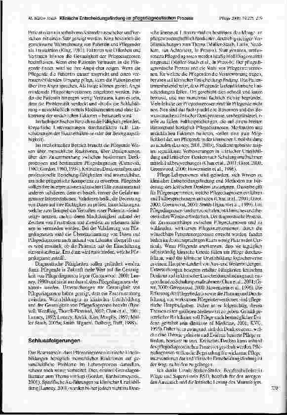 Vorschauseite 4: Klinische Entscheidungsfindung und kritisches Denkenim pflegediagnostischen Prozess