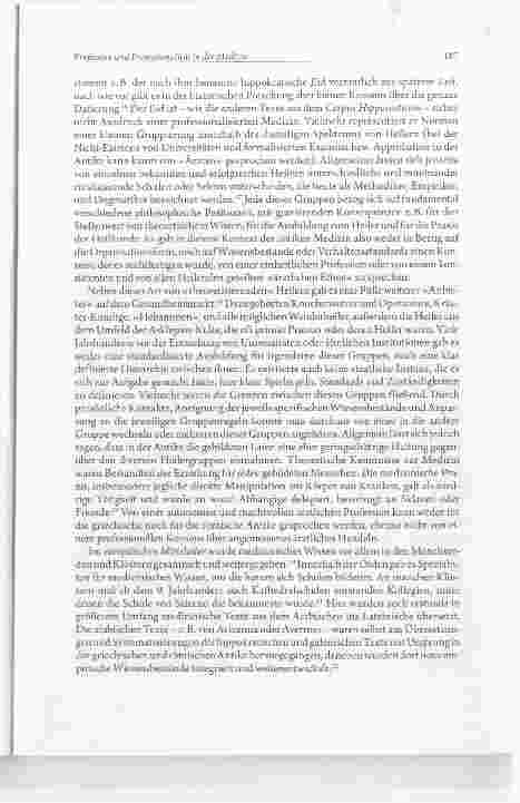 Vorschauseite 5: Profession und Professionalität in der Medizin: Aktualität; historische Dimensionund normatives Potenzial eines zentralen Begriffspaars für ärztliches Handeln