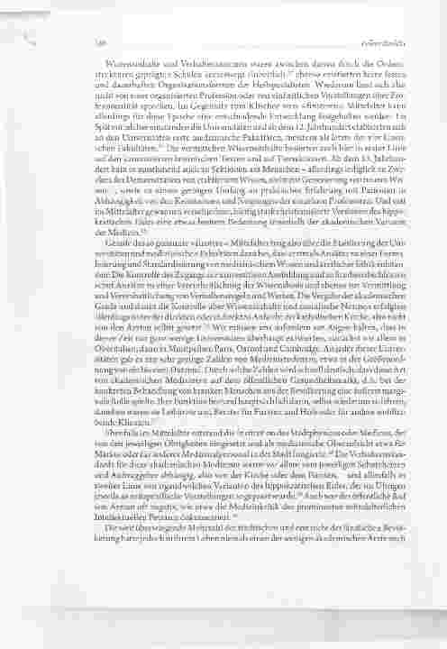 Vorschauseite 6: Profession und Professionalität in der Medizin: Aktualität; historische Dimensionund normatives Potenzial eines zentralen Begriffspaars für ärztliches Handeln