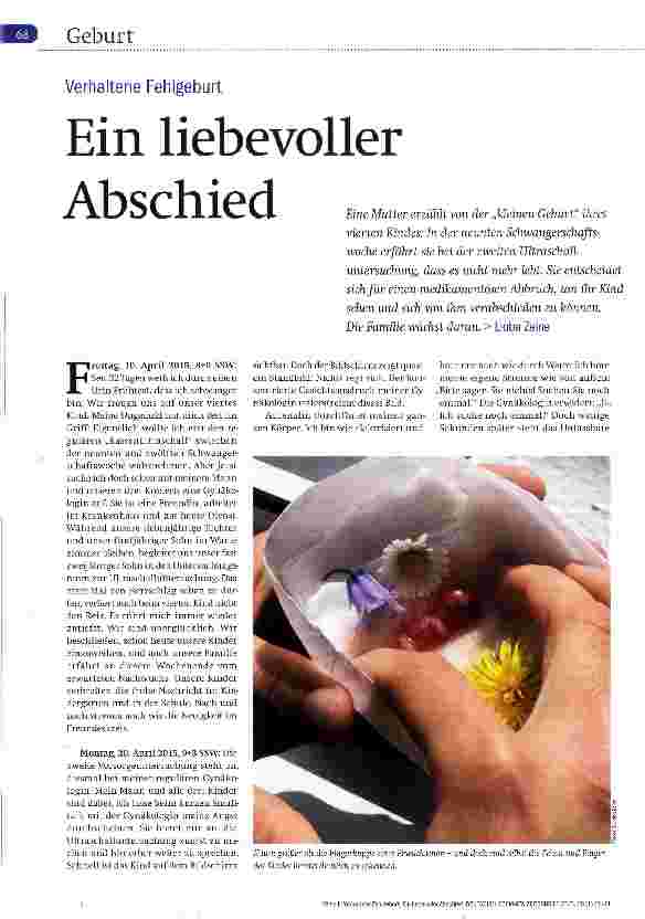 Vorschauseite 1: Ein liebevoller Abschied