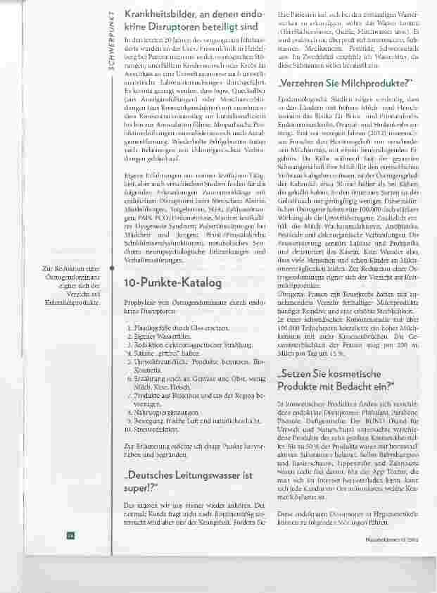 Vorschauseite 4: Ostrogendominanz durch hormonaktive Umweltgifte