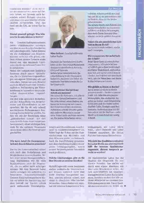 Vorschauseite 2: 50 % Charite - 50 % Vivantes