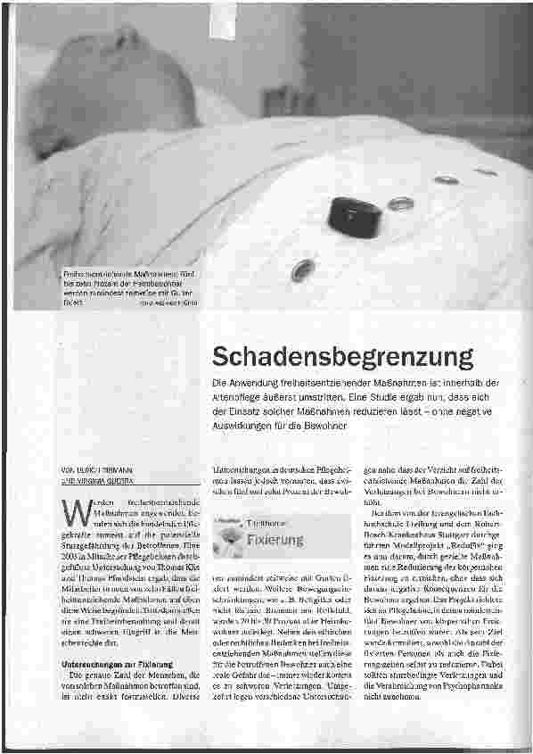 Vorschauseite 1: Schadensbegrenzung