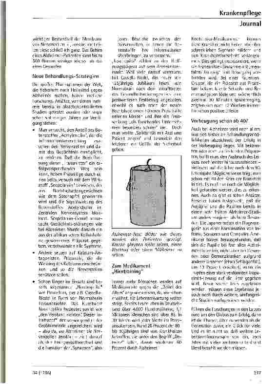 Vorschauseite 2: Alzheimer: Wenn aus einer Kerze ein Bierkrug wird ...