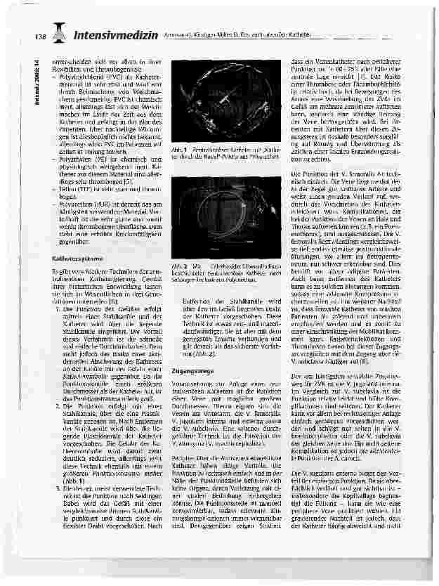 Vorschauseite 2: Der zentralvenöse KatheterIndikationen, Technik, Komplikationen und Pflege