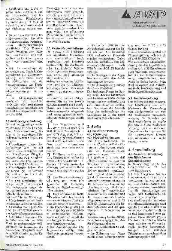 Vorschauseite 2: Investitionsförderung - Die Regelungen in den Ländern (Teil II)