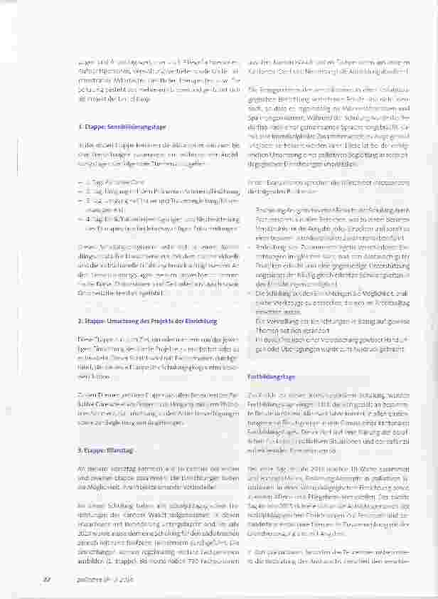 Vorschauseite 2: Palliative-Care-Ausbildung im sozialpädagogischen Bereich im Kanton Waadt