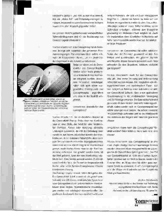 Vorschauseite 2: ConceptHospital: Spital der Zukunft als reale Utopie