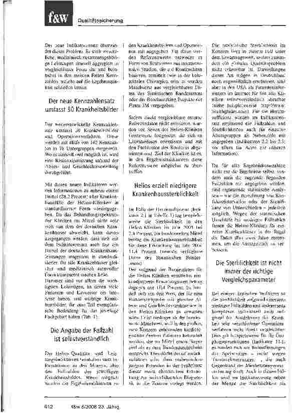 Vorschauseite 3: Die Kliniken können deutlich besser werden