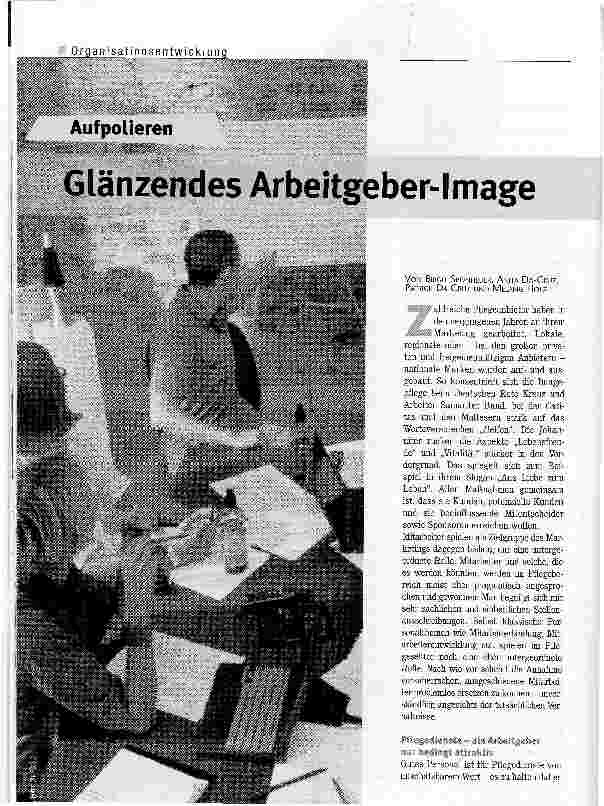 Vorschauseite 1: Glänzendes Arbeitgeber-Image
