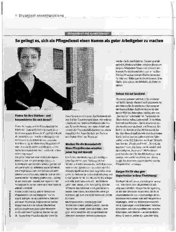 Vorschauseite 3: Glänzendes Arbeitgeber-Image