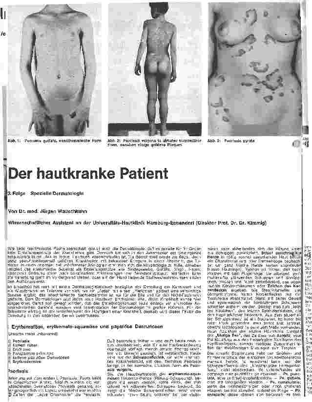 Vorschauseite 1: Der hautkranke Patient 3. Folge: Spezielle Dermatologie