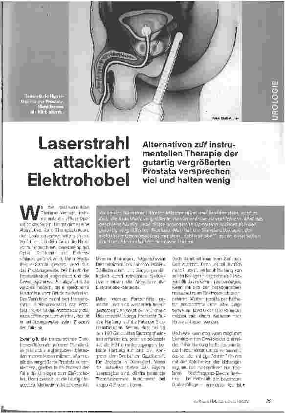 Vorschauseite 1: Laserstrahl attackiert Elektrohobel