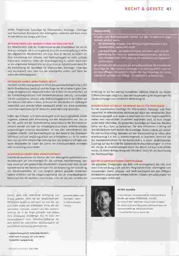 Vorschauseite 2: Mindestlohn: Sonderzahlungen sind anrechenbar