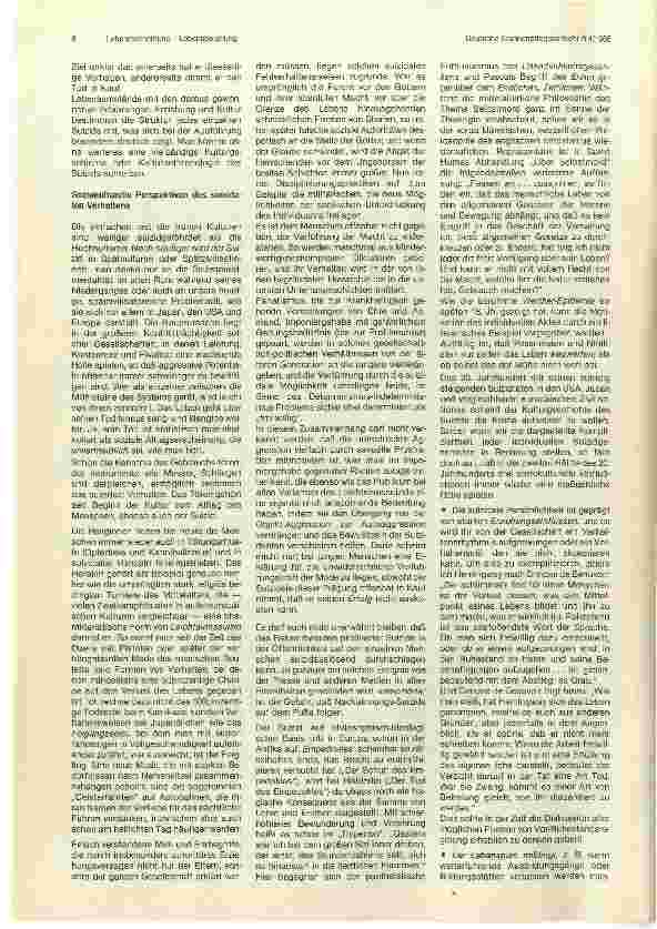 Vorschauseite 5: Lebensverneinung - Lebensbejahung