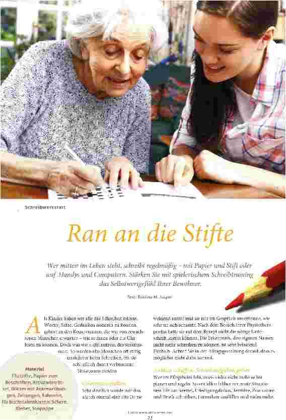 Vorschauseite 1: Ran an die Stifte