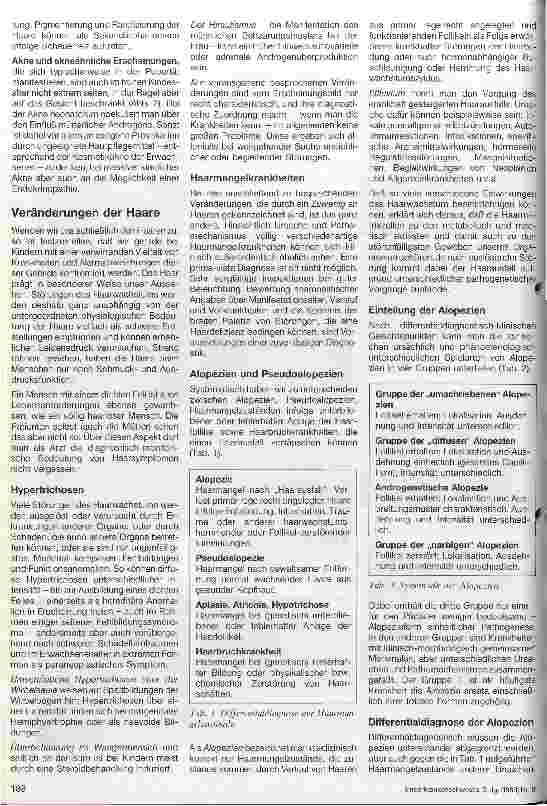 Vorschauseite 3: Krankhafte Veränderungen der Hautanhangsgebilde Symptome mit Signalfunktion
