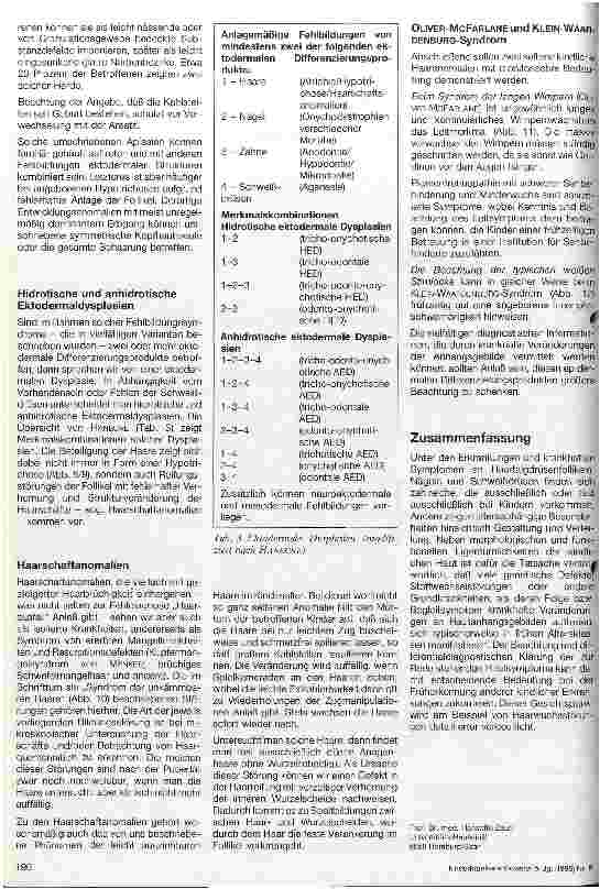 Vorschauseite 5: Krankhafte Veränderungen der Hautanhangsgebilde Symptome mit Signalfunktion