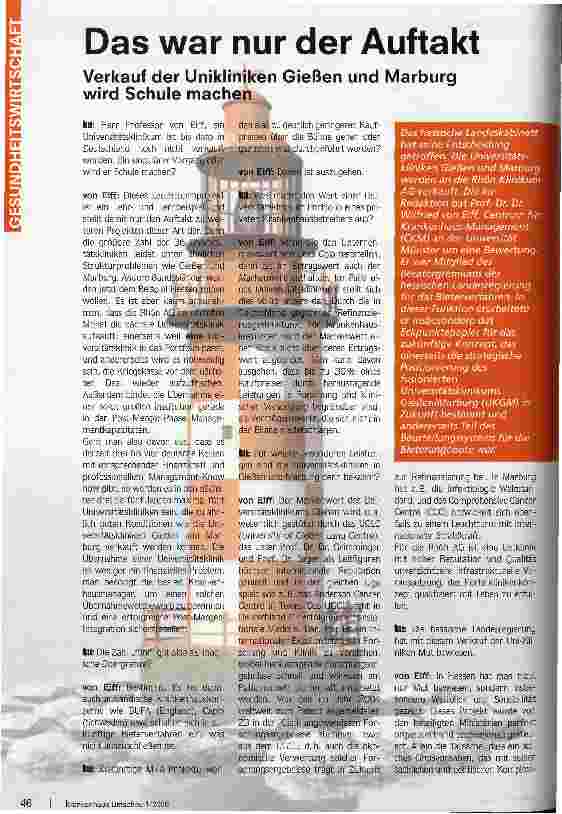 Vorschauseite 1: Das war nur der Auftakt