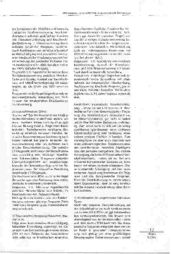 Vorschauseite 2: BEHANDLUNG TRAUMATISCHER INTRAKRANIELLERBLUTUNGEN