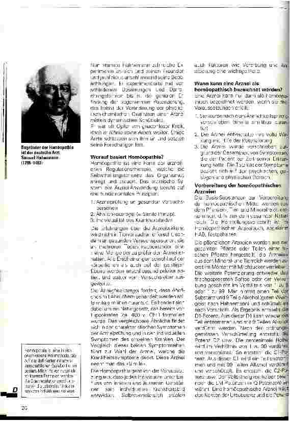 Vorschauseite 2: Was ist Homöopathie?
