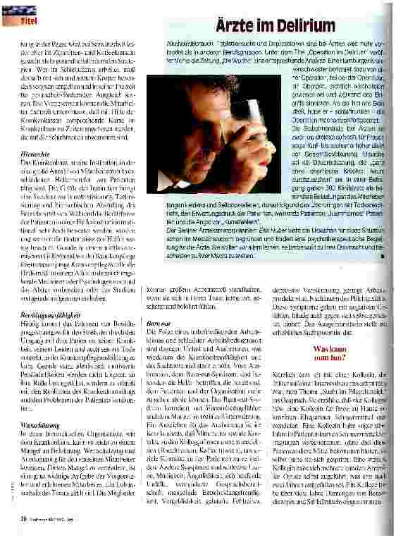 Vorschauseite 3: Pflege und Sucht