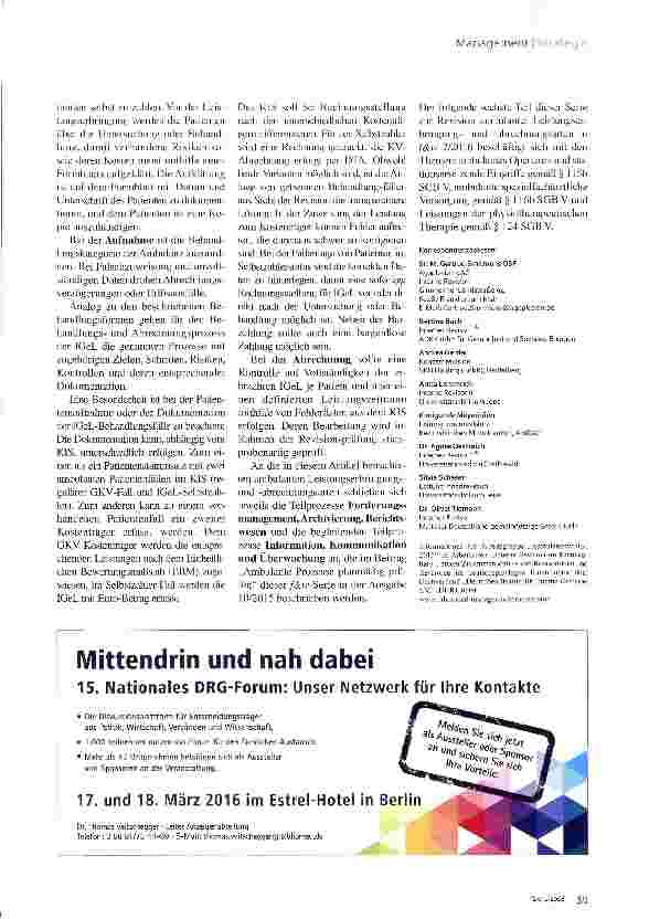 Vorschauseite 6: f&w-Sene: Interne Revision Leistungen jenseits der Pflichtversicherung