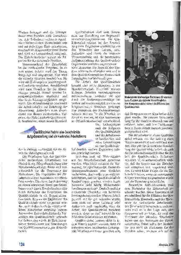 Vorschauseite 4: Qualität kommt aus den Mitarbeitern
