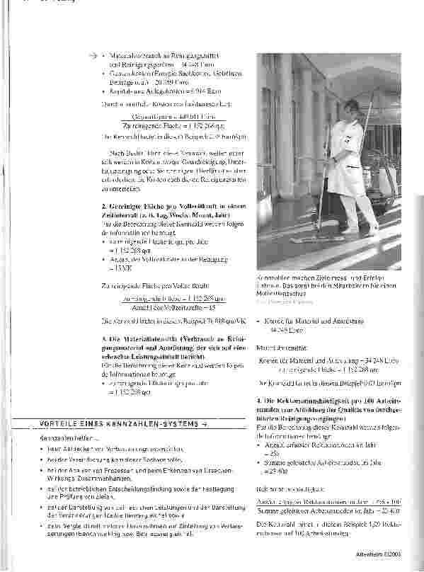 Vorschauseite 2: KennzahlenEin Frühwarnsystem für die Hauswirtschaft