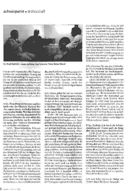 Vorschauseite 5: Rückt die Ärzteschaft politisch nach links?