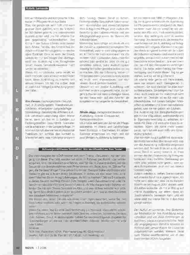 Vorschauseite 4: Langzeitpflege: meine Motivation