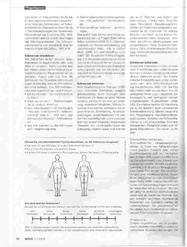 Vorschauseite 2: Schmerzen bei alten Menschen