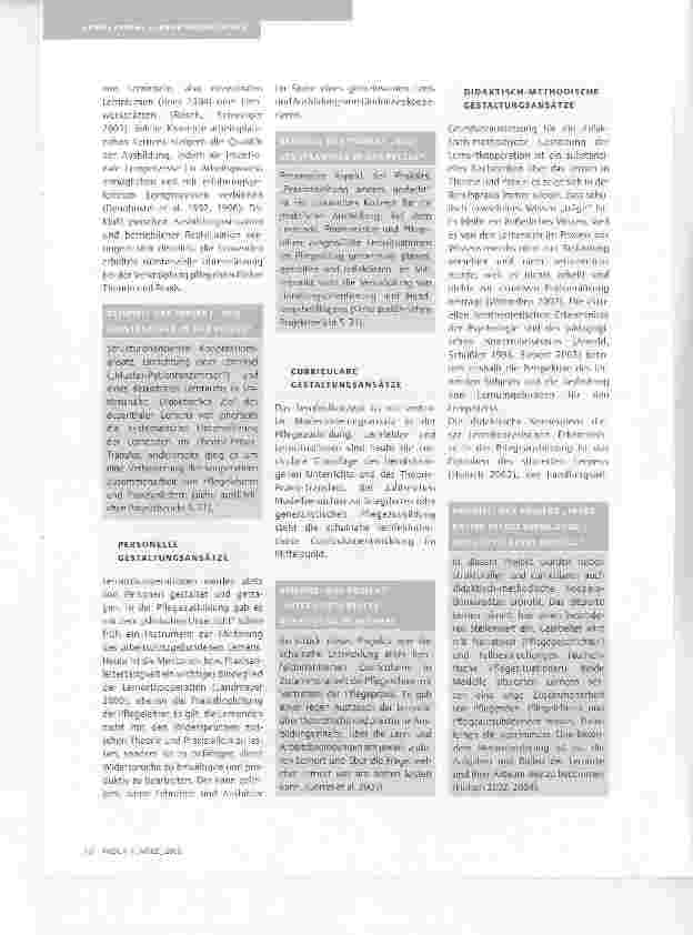 Vorschauseite 5: MITEINANDER STATT NEBENEINANDERPERSPEKTIVEN DER LERNORTKOOPERATION IN DER PFLEGEAUSBILDUNG