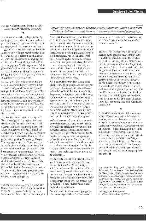 Vorschauseite 2: Lebensund Sterbebegleitung Eine Seminarreflexion und vieles mehr