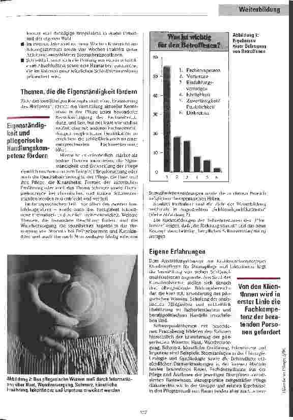 Vorschauseite 2: Sind drei Monate nicht genug? Zweijährige Weiterbildung Stomapflege und Inkontinenz - erste Erfahrungen