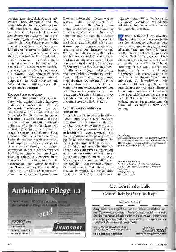 Vorschauseite 3: Sterbende begleiten: Die Rolle des Hausarztes