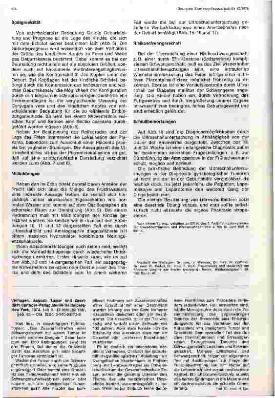 Vorschauseite 5: Ultraschalldiagnostik in der Geburtshilfe