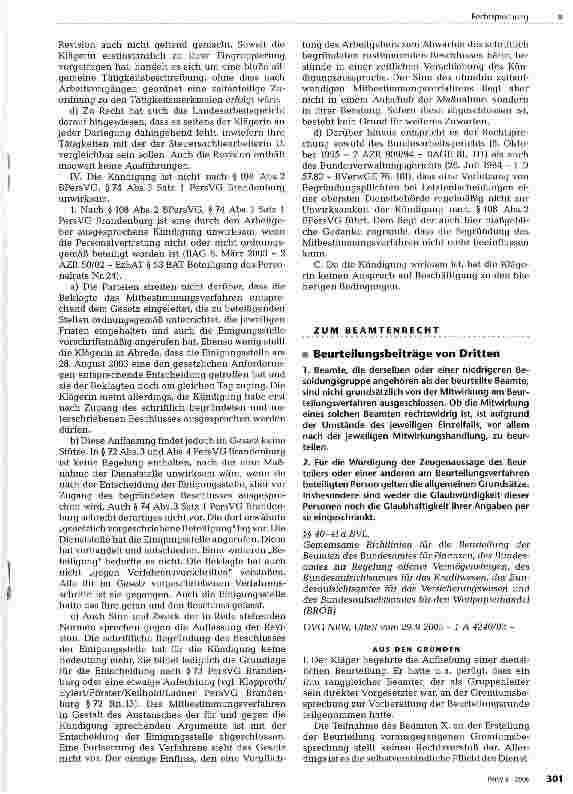 Vorschauseite 5: Ordentliche betriebsbedingte Kündigung wegen Wegfall eines Arbeitsplatzes