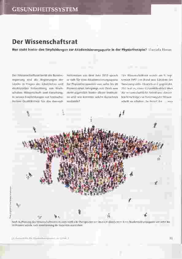Vorschauseite 1: Der Wissenschaftsrat